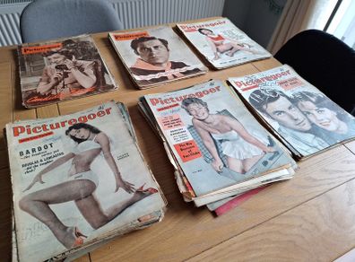 Vintage Job Lot Of Picturegoer Magazines 1950 1951 1952 1957 1958 1959 1960