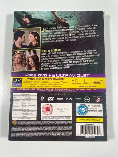 Arrow season 1 dvd boxset