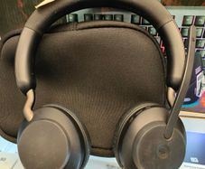Jabra Evolve 2 65 Wireless Telephone Headset Bluetooth, With Microphone Stereo Black/ Used