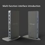 USB 3.0 Aluminum Universal Docking Station - Dual Monitor, 6 USB Ports, Gigabit LAN Image 5