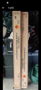 2 x ex-army 2.75" rocket boxes - FFAR rocket crates, Hydra 70 rocket boxes, NATO surplus
