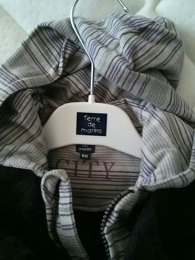BNWOT boys warm winter coat (6-9mo) Terry de marins bought in tk maxx