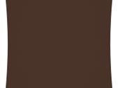 Sunshade Sail Oxford Fabric Square 7x7 m Brown