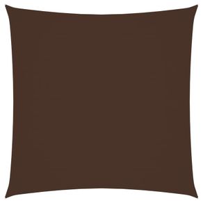 Sunshade Sail Oxford Fabric Square 7x7 m Brown