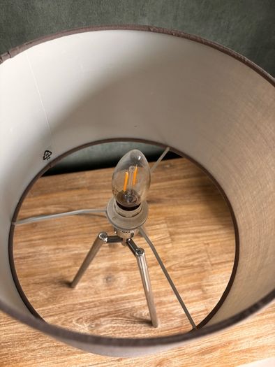 Beige lamp