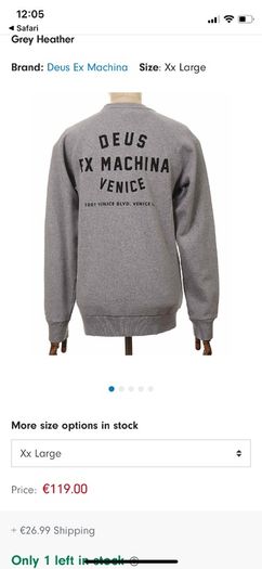 Deus Jumper Size S