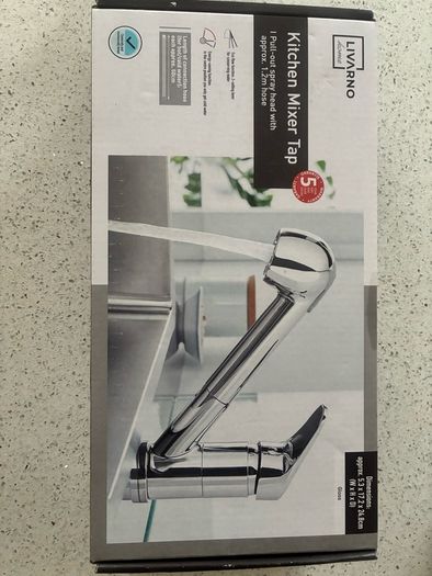 LIVARNO Pull-Out Kitchen Mixer Tap