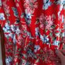 Red Floral Dress Image 6