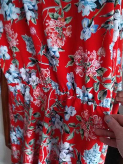 Red Floral Dress