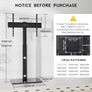 TV Floor Stand for 30-70 Inch LED LCD OLED Flat Curved TVs, Height Adjustable Tall Swivel Standing TV Stand, Universal Freestanding Floor Standing TV Stand Base up to 40kg, Max VESA 600x400mm Image 2