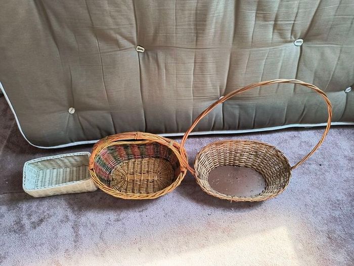 Wicker Baskets x 13