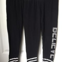 Girls 'Believe' Leggings (2 pairs) 9-10yrs