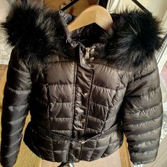 As New River Island Belted Puffer Jacket