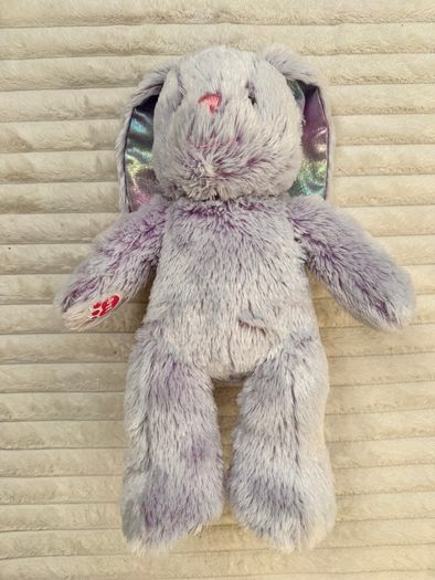 Build A Bear Purple Pawlette Pastel Purple Rabbit Plush approx. 42 cm. Used Please see photos