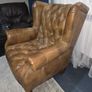 Classic Chesterfield Wingback Armchair Image 4