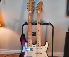 Double neck Antoria Electric Guitar