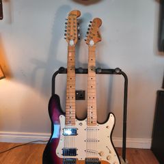 Double neck Antoria Electric Guitar