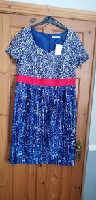 Dress  Anthology avoca size 18 lovely   colours in design lined new with tags