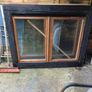 log cabin windows and front door Image 2