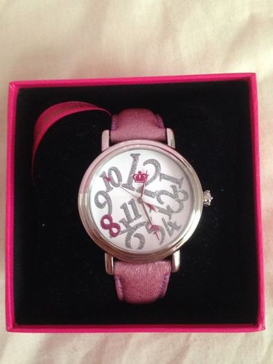 Juicy Couture purple wrist watch