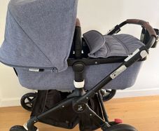 Bugaboo Fox Bassinet and Pram with extras