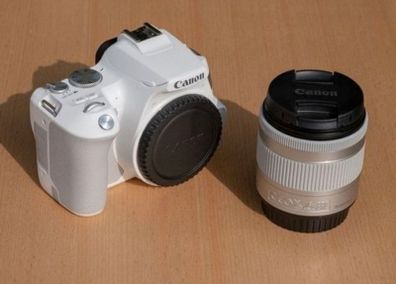 Canon EOS 250D White Edition - Like New, Boxed, Extra Battery
