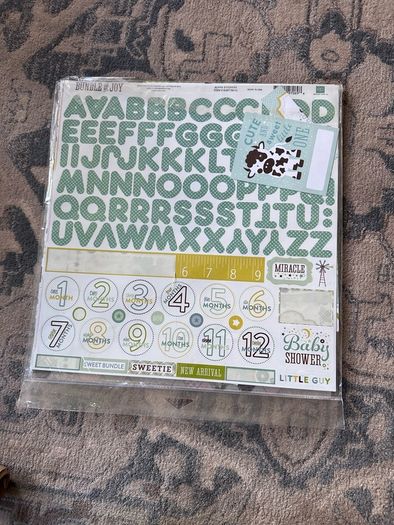 scrapbooking materials