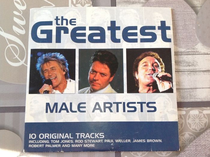 The Greatest Male Artists CD compilation