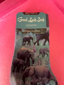 Elephant Good Luck Socks