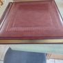 Large torino  wedding square brown leather  photo album 36 x 36 cm with gold page trime edge.  Is no box Image 2