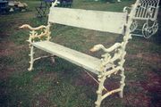 Bench  Cast Iron and Timber  Ornate Ends  H23