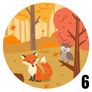 Round Mouse Pad in High-Resolution Print Autumn Theme or Personalised Next Day Dispatch Image 3