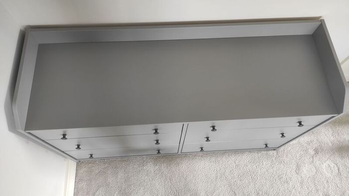 IKEA Hauga Chest of 6 Drawers Grey