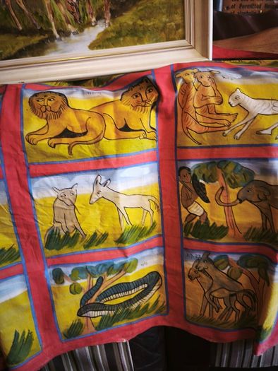 Ethiopian painting. Ethnographic interest.