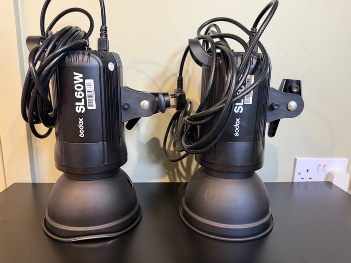 Pair of Godox SL60W LED Video Lights