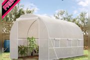 4 x 2 x 2m Walk-in Greenhouse Plant Growth Tent Warm House Gardening Tunnel Outdoor (FREE SHIPPING)
