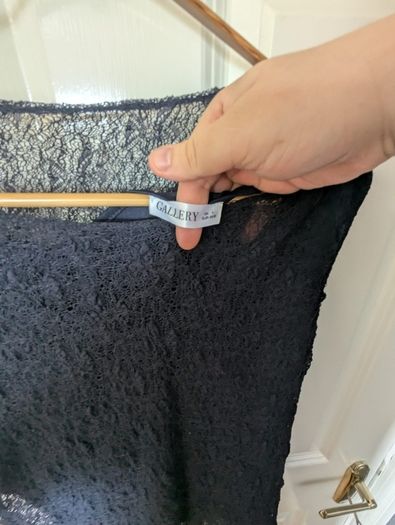 Navy lace Top