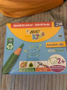 BIC Kids Evolution Triangular Colouring Pencils - Box 216 units