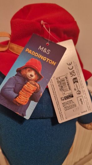 Paddington teddy bear soft toy