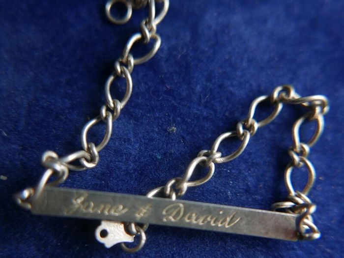 Vintage Sterling Silver hallmarked 925 Bracelet length 7" - 3,6g