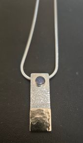 Sterling Silver & 9ct Gold Pendant