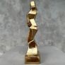 Cubist Lady - Polished Bronze Image 4