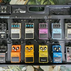 Behringer PB1000 Pedal Board With Power Supply & Hard Case