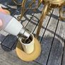 Brass 10 arm Chandelier/Ceiling light Image 7