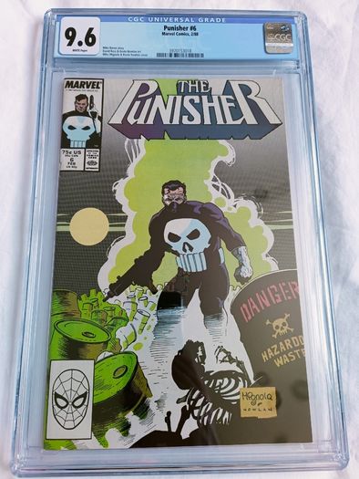 The Punisher  Issue 6 CBCS / CGC 9.6 Certified Graded Comic Framed  DC Marvel