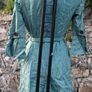 Atmosphere -Teal Double-Breasted Trench Coat Image 7