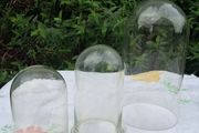 3 X Victorian Glass Domes