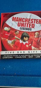 Manchester United Legends Five DVD Gift Tin Set, best law Charlton, cantona giggs