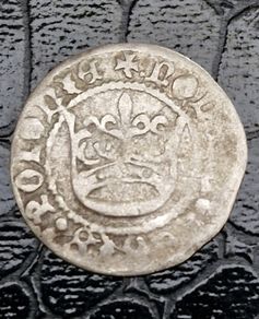 1501-1506 Alexander Jagiellon (King of Poland and Grand Duke of Lithuania) Krakow Silver Half Groschen coin