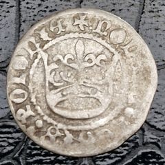 1501-1506 Alexander Jagiellon (King of Poland and Grand Duke of Lithuania) Krakow Silver Half Groschen coin